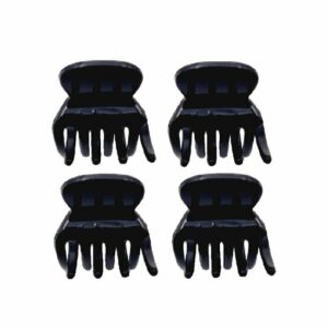 Haarspeld Haarklemmen 2cm – Basic Klein – Zwart – Set van 4