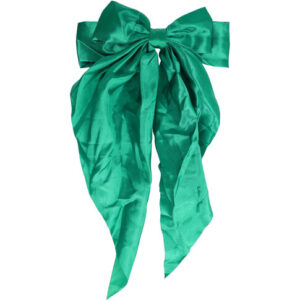 Haarspeld Patentspeld Strik 18cm – Lange Linten 30cm – Handmade – Groen