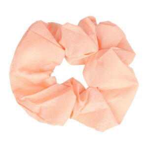 Haarelastiek Scrunchie – Basic – Gladde Stof – Lichtroze