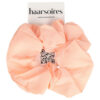 2101651716 Haarelastiek Scrunchie – Basic – Gladde Stof – Lichtroze