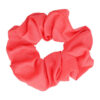 2101708377 Haarelastiek Scrunchie – Basic – Gladde Stof – Koraalroze