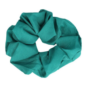 Haarelastiek Scrunchie – Basic – Gladde Stof – Groen