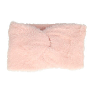 Haarband Twist 10cm – Effen Kleur – Gebreide Stof – Lichtroze