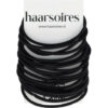 2106042069 Haarelastieken basic - Dun zonder metaal - Zwart - Set van 20