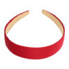2107051512 Haarband Diadeem 3cm – Satijnen Stof – Effen Kleur – Rood