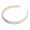 2107076481 Haarband Diadeem 2cm – Gladde Satijnen Stof – Effen Kleur – Grijs