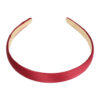 2107076487 Haarband Diadeem 2cm – Gladde Satijnen Stof – Effen Kleur – Rood