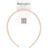 2107250460 Haarband Diadeem 2cm – Gladde Satijnen Stof – Effen Kleur – Lichtroze