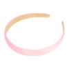 2107250463 Haarband Diadeem 2cm – Gladde Satijnen Stof – Effen Kleur – Lichtroze