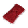 2107285356 Haarband Twist 12cm – Soft 7% Wol – Gebreide Stof – Rood