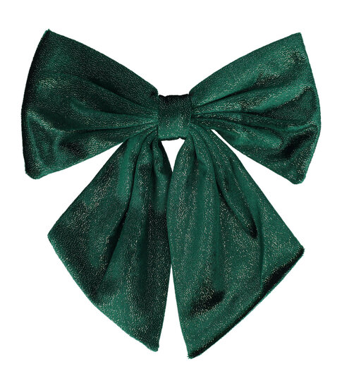 2107728717 Haarspeld Patentspeld Strik 15cm – Glitter Stof – Handmade – Groen