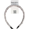 2107927467 Haarband Diadeem 3cm – Gedraaide Gladde Stof – Grijs