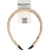 2107927485 Haarband Diadeem 3cm – Gedraaide Gladde Stof – Beige