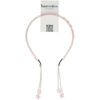 2107980306 Haarband Diadeem 0,5cm – Facetkralen & Ketting Sliertjes – Metaal – Zilver Roze
