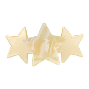 Haarspeld Patentspeld Sterren 7cm – Marmer Patroon – Anti-slip – Beige/Creme