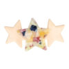 2108061441 Haarspeld Patentspeld Sterren 7cm β Marmer Patroon β Anti-slip β Creme/Multicolor