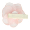 2108250273 Haarspeld Duckklem 5cm – Roos Bloemvorm met Parel – Roze