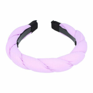 Haarband Diadeem 2,5cm – Dikke Gedraaide Stof – Paars