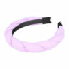 2110564122 Haarband Diadeem 2,5cm – Dikke Gedraaide Stof – Paars