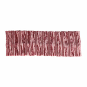 Haarband stof - Velvet streep patroon 7cm - Roze