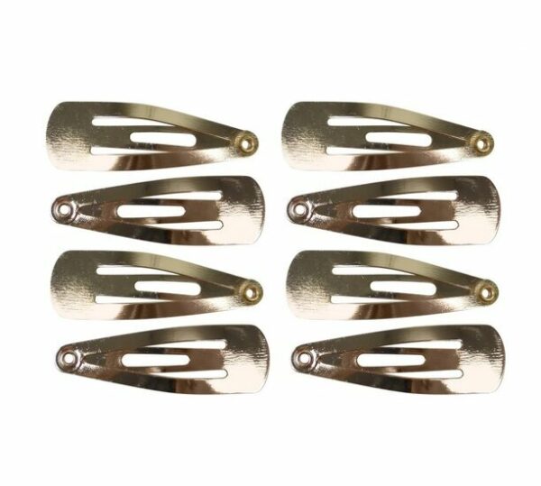 2110564236 Haarspeld Klikklak 3 cm - Basic Mini - Koper - Set van 8