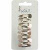 2110564239 Haarspeld Klikklak 3 cm - Basic Mini - Koper - Set van 8