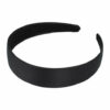 2110566447 Haarband Diadeem 3cm – Satijnen Stof – Zwart
