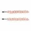 2110569585 Haarspeld schuifspeldjes - Dubbel facet kralen 7cm - Roze - Set van 2