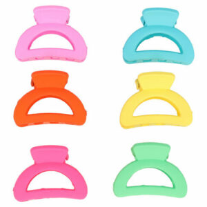 Haarspeld Haarklemmen 2,5cm – Klein Halfronde Vorm – Felle Kleuren – Set van 6