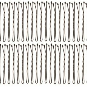 2110571643 Haarspeld schuifspeldjes - Basic 6cm - Bruin - Set van 40 Stuks