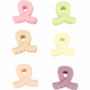 Haarspeld Haarklemmen 2cm – Klein Lusvorm – Naturel Kleuren – Set van 6