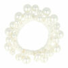 2110571724 Haarelastiek – Bedekt met Grote Parelkralen – Wit