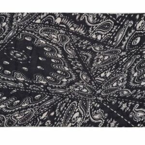 Haarband multifunctioneel - Schedel patroon 45x25cm - Zwart