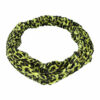 2110571880 Haarband Twist 5cm – Panterprint – Plissé Stof – Groen
