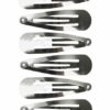 2110571907 Haarspeld Klikklak 5 cm - Basic - Zilver - Set van 6