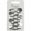 2110571910 Haarspeld Klikklak 5 cm - Basic - Zilver - Set van 6