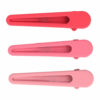 2110579950 Haarspeld Duckklemmen 6cm – Open Vorm – Metaal – Fuchsia Roze – Set van 3