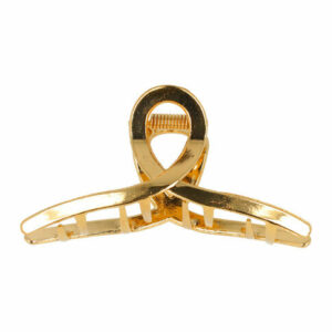 Haarspeld Haarklem 7,5cm – Wave Vorm – Metaal – Goud