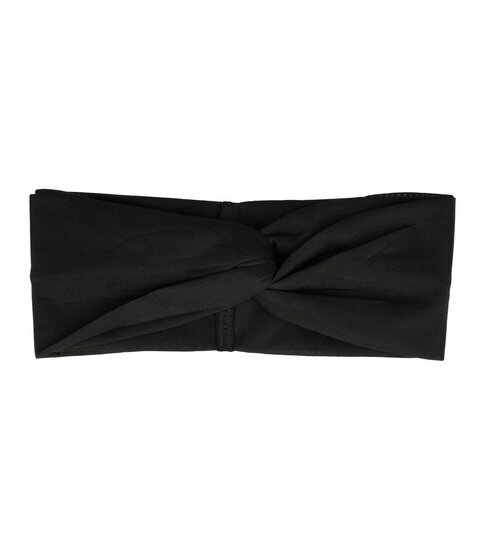 2110581756 Haarband Twist 9cm – Basic – Effen Kleur – Jersey Stof – Zwart