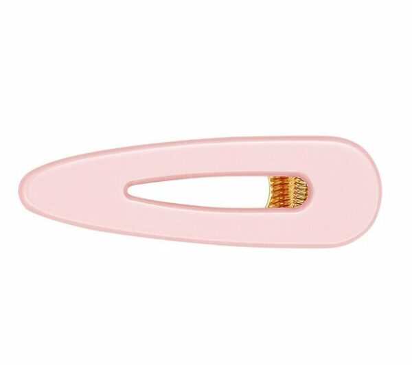 2110581810 Haarspeld Duckklem 6,5cm – Open Vorm – Glans – Roze