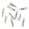 2110583760 DIY haarspeld gebogen 3 cm – metalen alligatorspeldjes – zilver – set van 100