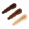 2110595373 Haarspeld Duckklemmen 6cm – Open Wavevorm – Metaal – Bruin – Set van 3
