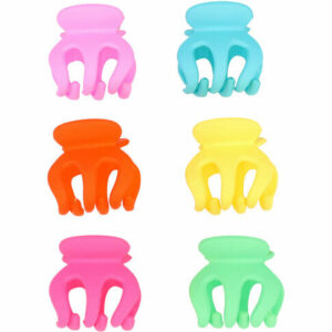 Haarspeld Haarklemmen 2cm – Klein Spinvorm – Felle Kleuren – Set van 6