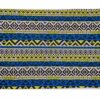 2110595814 Haarband multifunctioneel - Ibiza patroon 45x25cm - Blauw wit geel