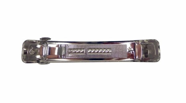 2110598190 Haarspeld Patentspeld 9cm – Glitter Kant Patroon – Grijs