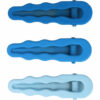 2110601046 Haarspeld Duckklemmen 6cm – Open Wavevorm – Metaal – Blauw – Set van 3