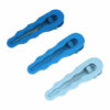 2110601049 Haarspeld Duckklemmen 6cm – Open Wavevorm – Metaal – Blauw – Set van 3