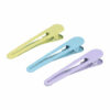 2110601331 Haarspeld Duckklemmen 6cm – Open Vorm – Metaal – Blauw Paars Geel – Set van 3