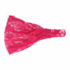 2110605273 Haarband 3-in-1 - Kant stof - Fuchsia Roze
