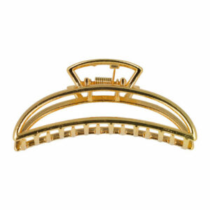 Haarspeld Haarklem 7,5cm – Open Maan Vorm – Metaal – Goud